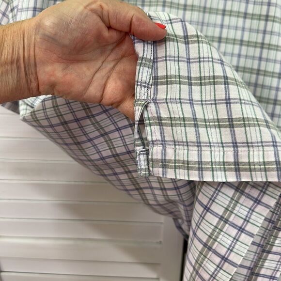 Plaid Shirt Size XL Northern Reflections Cotton Embroidered Plaid - Picture 9 of 10